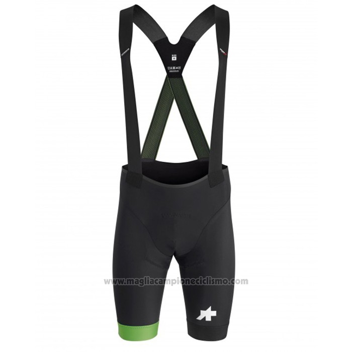 2019 Abbigliamento Ciclismo Dimension Data Verde Bianco Manica Corta e Salopette